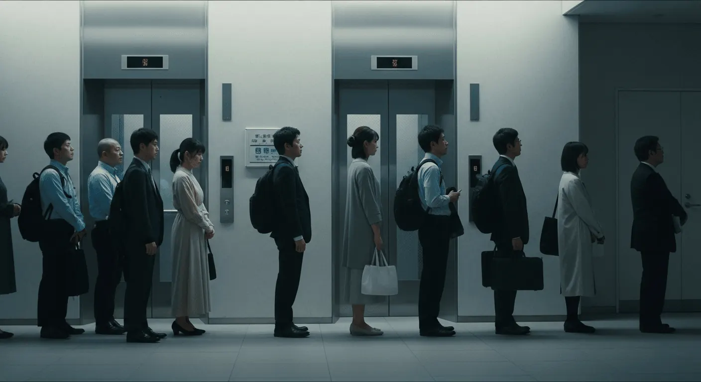 The culture of lining up in Japan